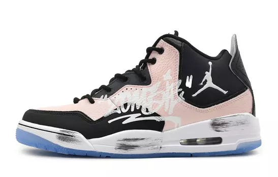 Кроссовки Jordan Courtside 23 Vintage Basketball Shoes Women's Mid-top White/black, цвет Mocha powder