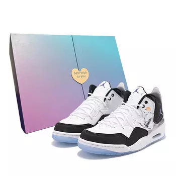 Кроссовки Jordan Courtside 23 Vintage Basketball Shoes Women's Mid-top Black/white, белый