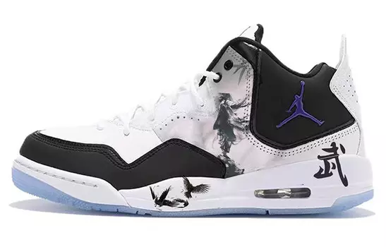 Кроссовки Jordan Courtside 23 Vintage Basketball Shoes Men Low-top Black/white, белый
