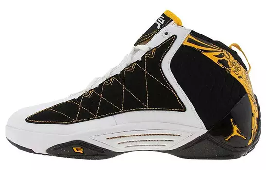Кроссовки Jordan CP3.II White Sunstone Black, белый/желтый