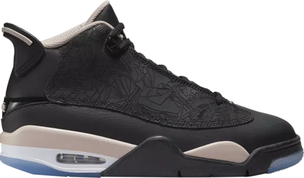 Кроссовки Jordan Dub Zero GS 'Black Fossil Stone', черный