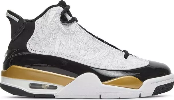 Кроссовки Jordan Dub Zero GS Metallic Gold, черный