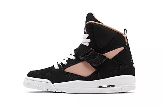 Кроссовки Jordan Flight 45 High Black White Rose Gold PS