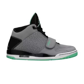 Кроссовки Jordan Flightclub 90s 'Green Glow', серый
