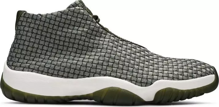 Кроссовки Jordan Future Olive Canvas, зеленый