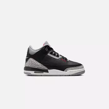 Кроссовки Jordan GS Air Jordan 3 Retro, цвет Black/Fire Red/Cement Grey/Sail