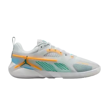Кроссовки Jordan Heir PF 'Off White Mineral Teal Orange', белый