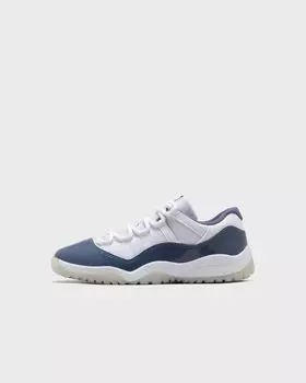 Кроссовки Jordan Jordan 11 Retro Low (Ps), цвет white/midnight navy-diffused blue