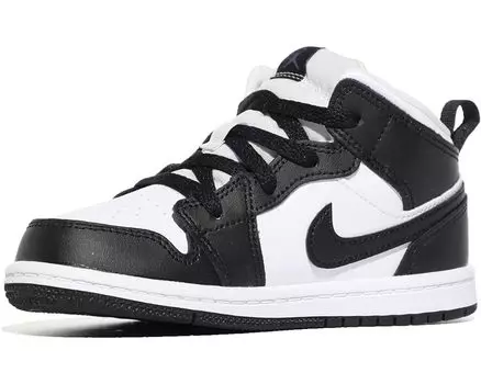 Кроссовки Jordan Jordan 1 Mid, цвет Black/Dark Concord/New Emerald