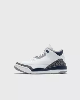 Кроссовки Jordan Jordan 3 Retro 'Midnight Navy' (Ps), цвет white/midnight navy-cement grey-bla