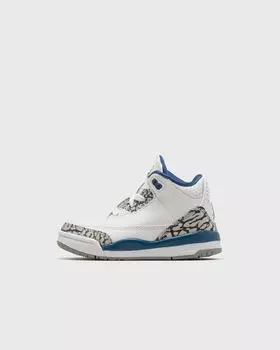 Кроссовки Jordan Jordan 3 Retro (Td), цвет white/metallic copper-true blue