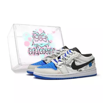 Кроссовки Jordan Jumpman Air Vintage Basketball Shoes Women's Low-top Blue/beige, бежевый