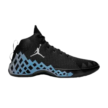 Кроссовки Jordan Jumpman Diamond Mid PF 'Black Metallic Silver', черный