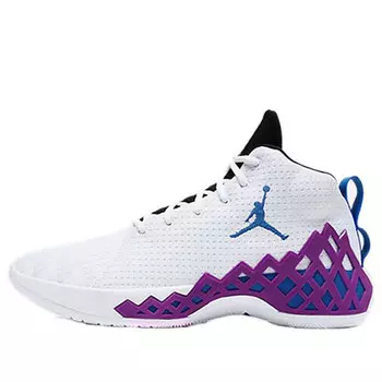 Кроссовки jordan jumpman diamond mid pf 'hyper violet' Nike, белый