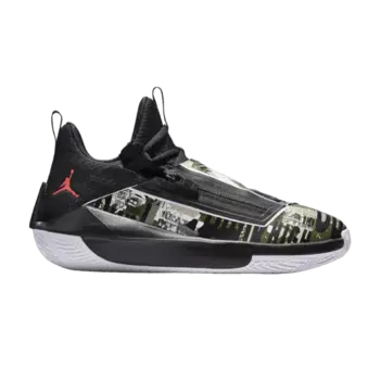 Кроссовки Jordan Jumpman Hustle 'Olive Canvas', черный