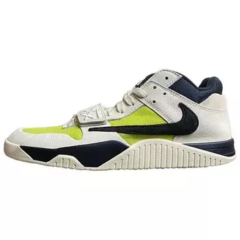Кроссовки Jordan Jumpman Jack Vintage Basketball Shoes Unisex Mid-top Beige/black/yellow, бежевый/черный/желтый