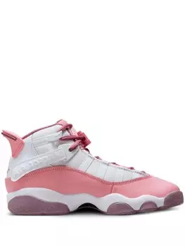 Кроссовки Jordan Kids Air Jordan 6 Rings "White", розовый