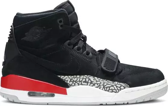 Кроссовки Jordan Legacy 312 Black Suede, черный