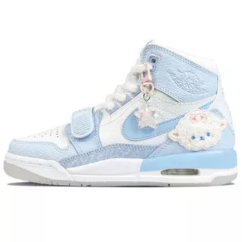 Кроссовки JORDAN Legacy 312 Kids' Basketball Shoes Grade School, светло-голубой