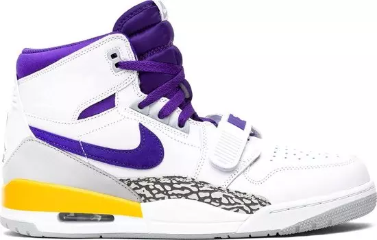 Кроссовки Jordan Legacy 312 Lakers, белый