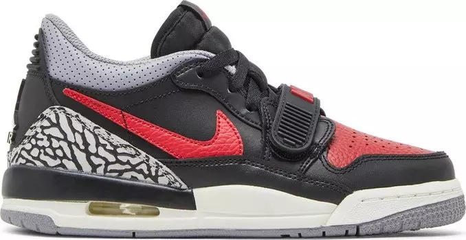 Кроссовки Jordan Legacy 312 Low GS Bred Cement, черный