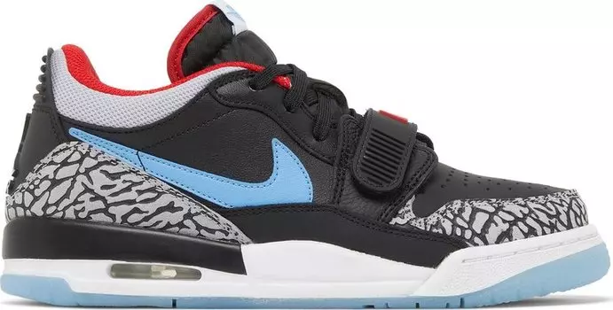 Кроссовки Jordan Legacy 312 Low GS Chicago Flag, черный