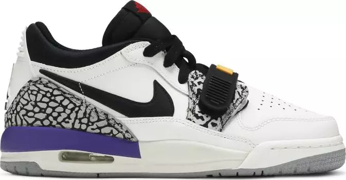 Кроссовки Jordan Legacy 312 Low GS Lakers, белый