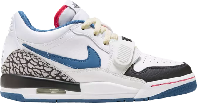 Кроссовки Jordan Legacy 312 Low GS 'White Industrial Blue', белый