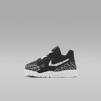 Кроссовки Jordan Legacy 312 Low Infant/Toddler Shoes, цвет Black/Wolf Grey/Safety Orange/White