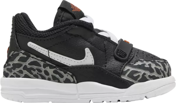 Кроссовки для малышей Jordan Legacy 312 Low TD 'Black White Safety Orange', черный