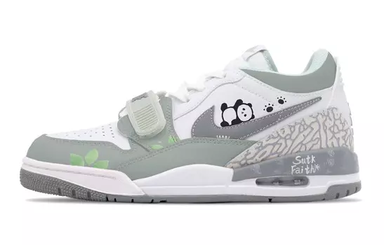 Кроссовки Jordan Legacy 312 Skateboarding Shoes Men Low-top White, цвет National Treasure Green