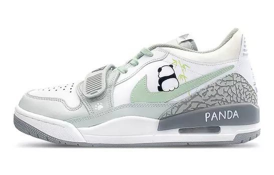 Кроссовки Jordan Legacy 312 Skateboarding Shoes Men Low-top White/green/gray, белый