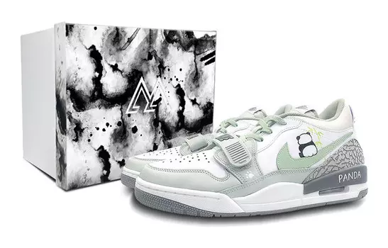 Кроссовки Jordan Legacy 312 Skateboarding Shoes Men Low-top White/green/gray, белый