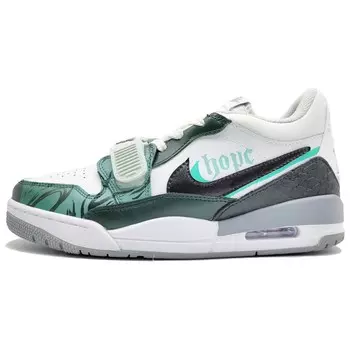 Кроссовки Jordan Legacy 312 Skateboarding Shoes Men Low-top White/green, белый