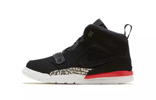 Кроссовки Jordan Legacy 312 Toddler Shoes TD High-top Black/Red