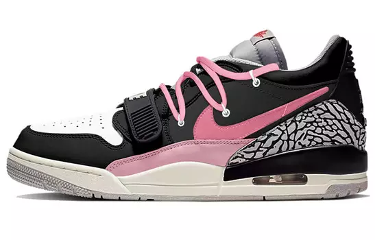 Кроссовки Jordan Legacy 312 Vintage Basketball Shoes Men Low-top Pink, черный