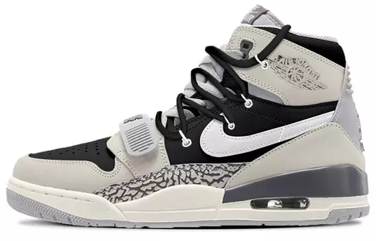 Кроссовки Jordan Legacy 312 Vintage Basketball Shoes Men High-top Gray, черный