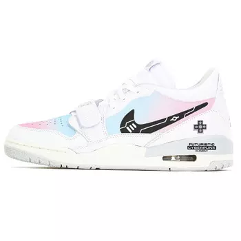 Кроссовки Jordan Legacy 312 Vintage Basketball Shoes Men Low-top Pink, белый