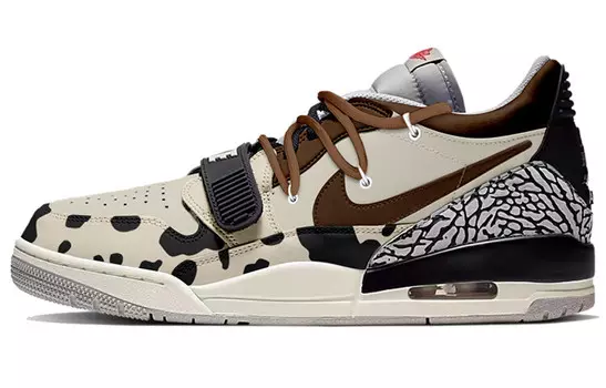 Кроссовки Jordan Legacy 312 Vintage Basketball Shoes Men Low-top Brown, цвет Off White