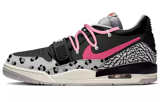 Кроссовки Jordan Legacy 312 Vintage Basketball Shoes Men Low-top Pink, черный