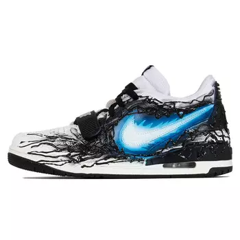 Кроссовки Jordan Legacy 312 Vintage Basketball Shoes Men Low-top Blue, черный