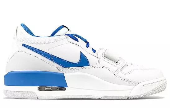 Кроссовки Jordan Legacy 312 Vintage Basketball Shoes Men Low-top Blue, белый