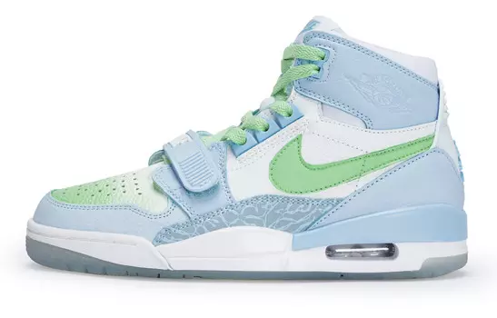 Кроссовки Jordan Legacy 312 Vintage Basketball Shoes Women's Mid-top Young, синий