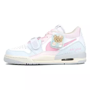 Кроссовки Jordan Legacy 312 Vintage Basketball Shoes Women's Low-top White/pink/blue, белый