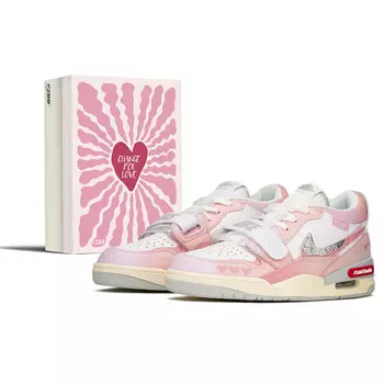 Кроссовки Jordan Legacy 312 Vintage Basketball Shoes Women's Low-top Purple/Pink, фиолетовый