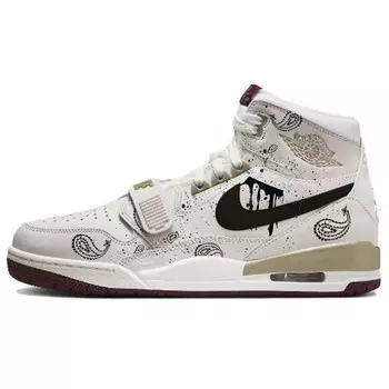 Кроссовки Jordan Legacy 312 Vintage Basketball Shoes Men High-top Grey/white, белый/серый