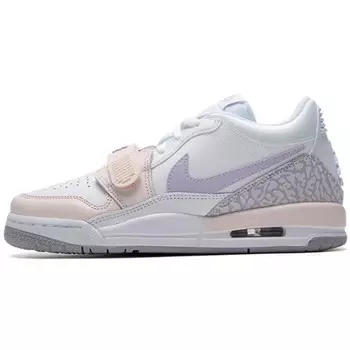 Кроссовки Jordan Legacy 312 Vintage Basketball Shoes Women's Low-top White/yellow/pink, белый