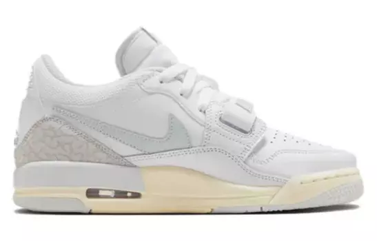 Кроссовки Jordan Legacy 312 Vintage Basketball Shoes Women's Low-top Silver/White, белый