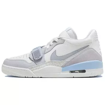 Кроссовки Jordan Legacy 312 Vintage Basketball Shoes Men Low-top White/gray/blue, белый/серый