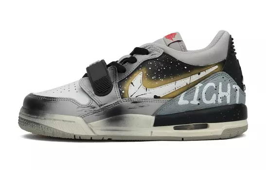 Кроссовки Jordan Legacy 312 Vintage Basketball Shoes Women's Low-top Grey/Black, серый